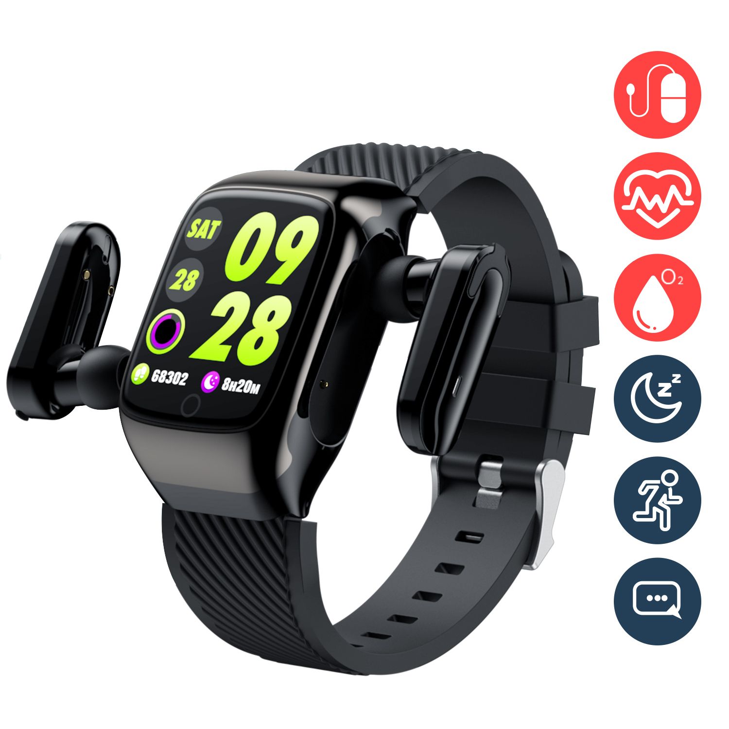 smartwatch f8 não carrega