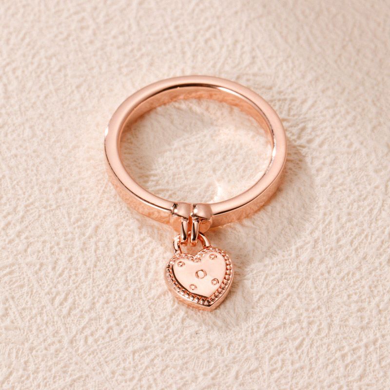 Love Hearts Pendant Wedding RING 