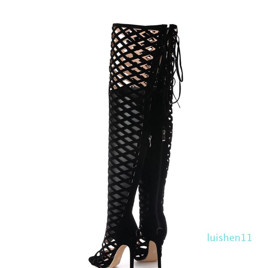 over the knee sandals