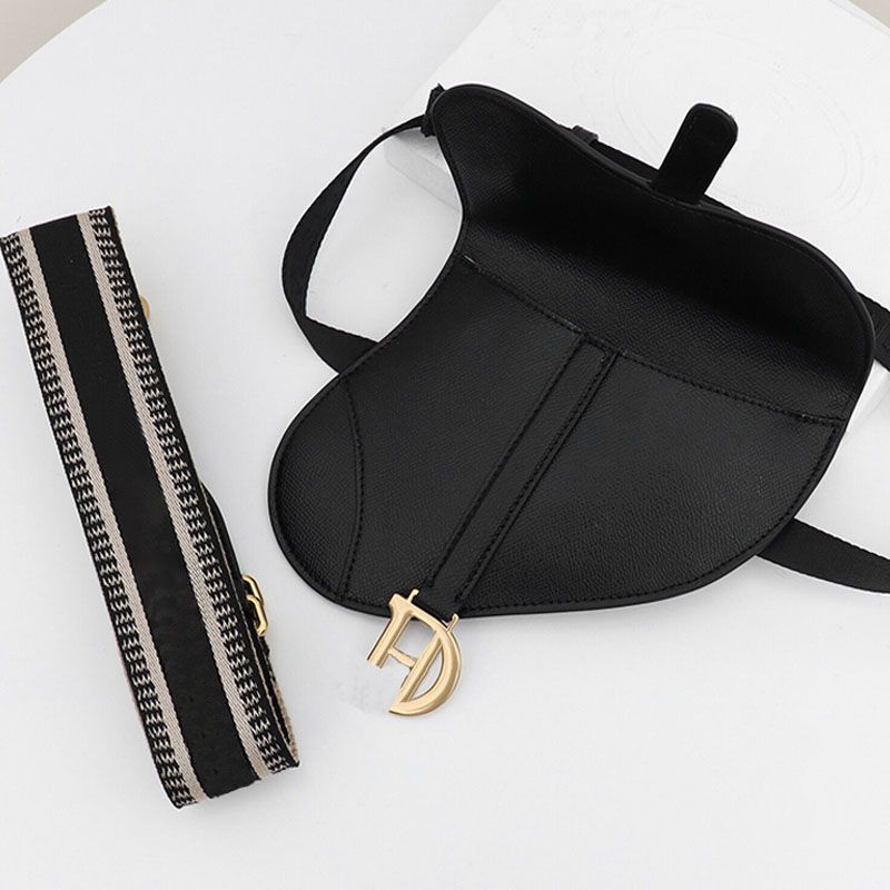 small leather saddle bag