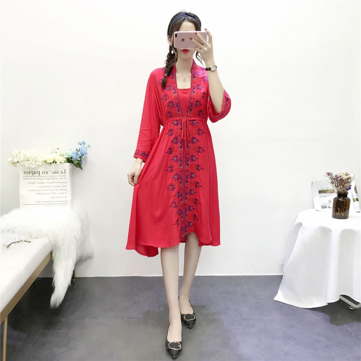 new stylish embroidered dresses