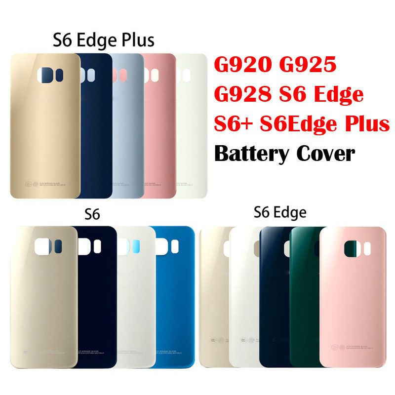 Para Samsung Galaxy S6 G920 S6EEDEG G925 Caja batería la puerta trasera con