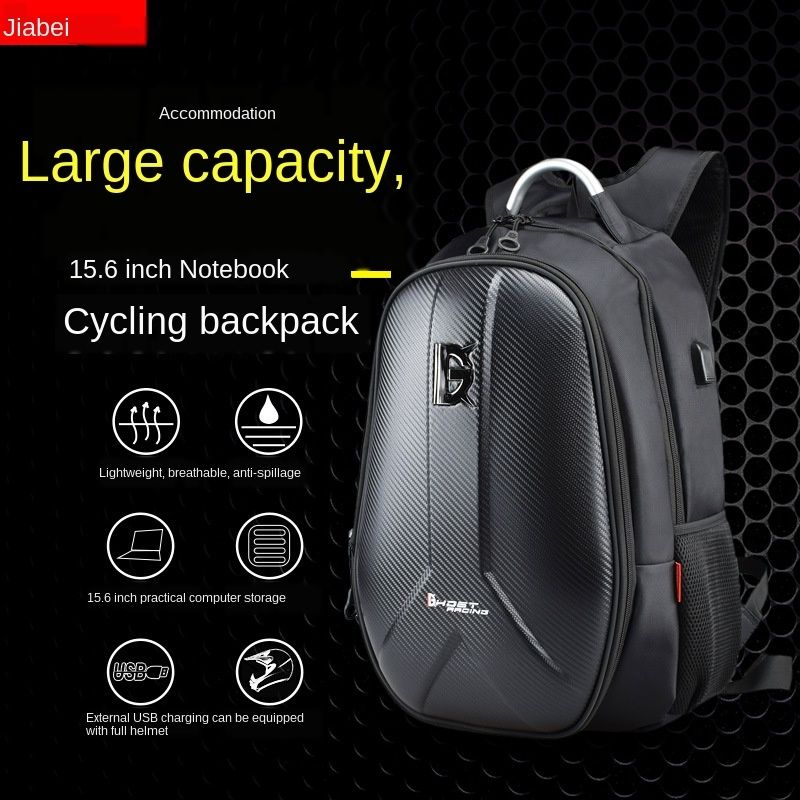 hard case motorcycle backpack