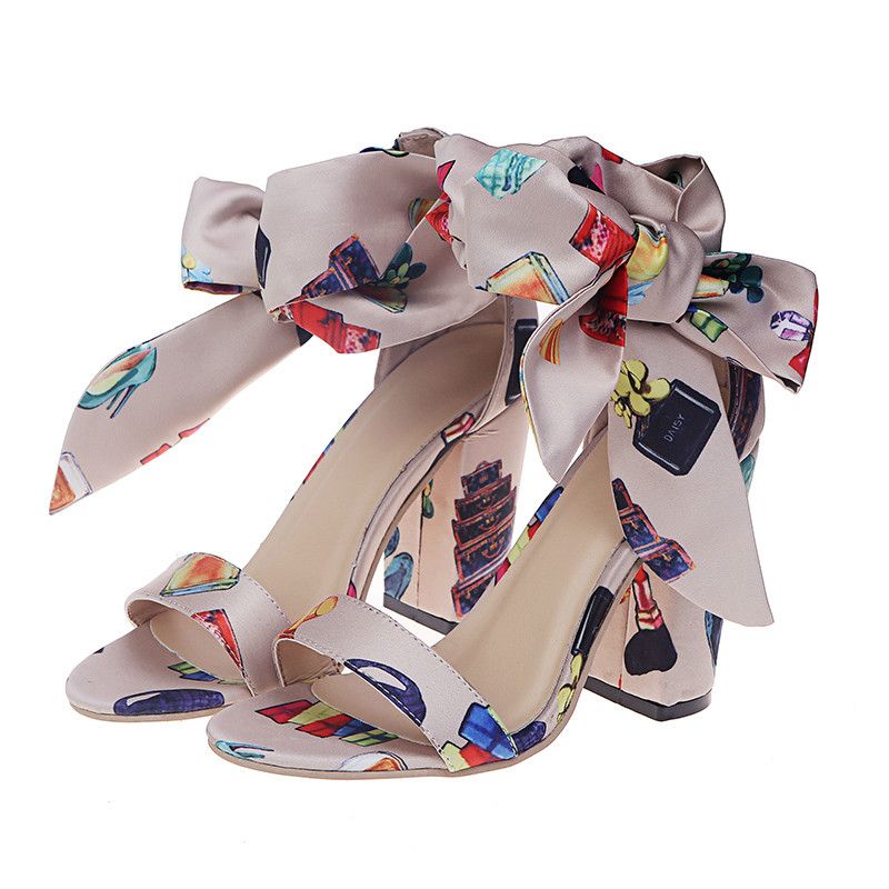 boho heeled sandals