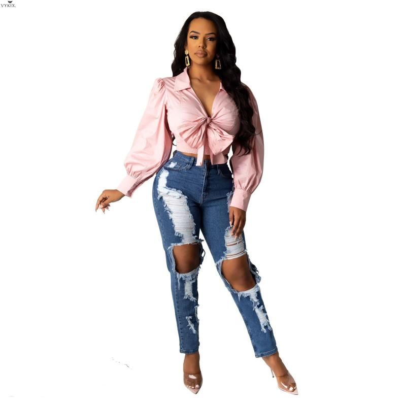 Compra Jeans De Mujer Estilo Coreano De Verano Denim Pantalones Mujeres  Retro Sólido Sexy Agujero Rasgado Lápiz Pantalones Calle Flaco Alto Cintura Dama  Barato | Entrega Rápida Y Calidad | Es.Dhgate