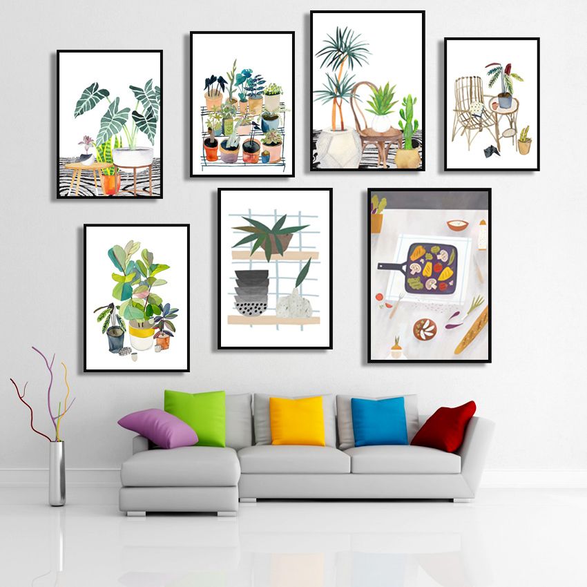 2020 Nordic Poster Plant Succulent Cactus Posters And Prints Green Leaf Wall Art Canvas Painting Wall Pictures Modern Home Decor From Zuihangyuan1 3 24 Dhgate Com