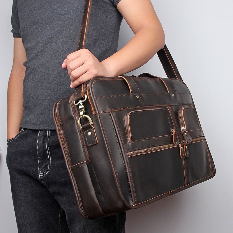 full grain briefcase