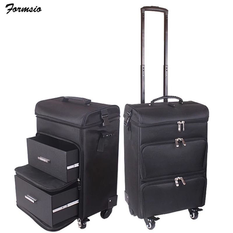 Compra Las Mujeres De Uñas Bolsa De Cosméticos De Belleza Maleta Trolley  Gran Caja De Maquillaje Cosmético Profesional CX200711 Barato | Entrega  Rápida Y Calidad | Es.Dhgate