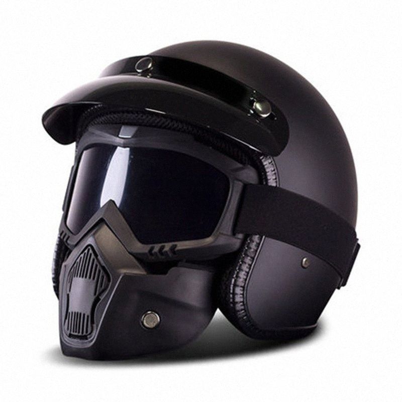 New Motorcycle Helmet Retro Vintage Synthetic Casco Moto Cruiser Chopper Scooter Cafe Racer 3 4 Open Face Helmet Dot Casco Moto Buy Mo Tfet Moped Helmets For Sale Most Popular Motorcycle Helmet From