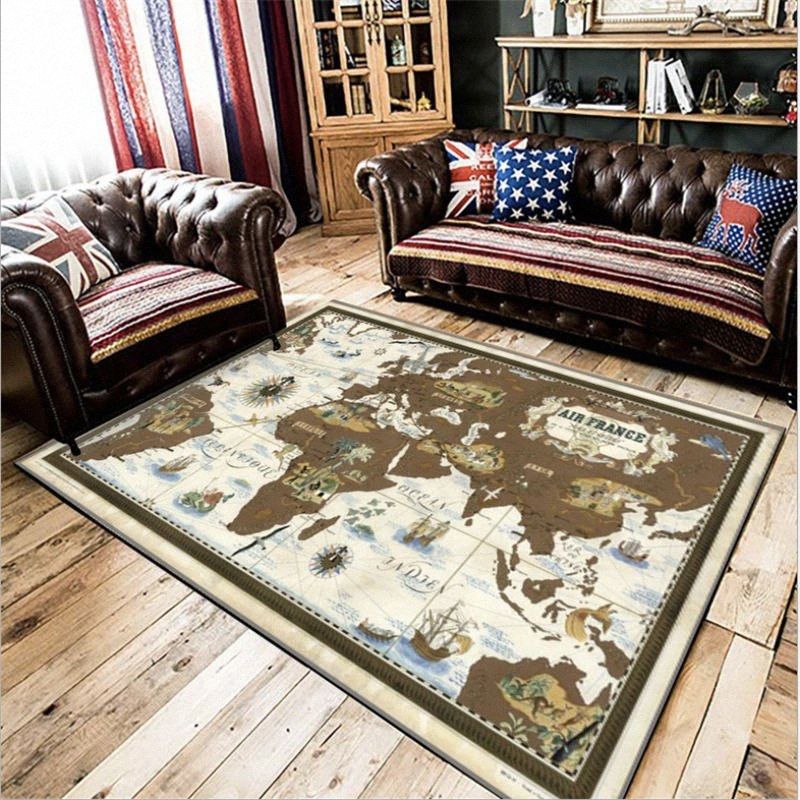 Rugs And Carpets For Home Living Room Vintage Nautical Route Pattern Carpet Area Rug For Bedroom Grey Modern Home Decor Fdjn Carpet Shaw Rug Dealer From Walmarts 85 85 Dhgate Com