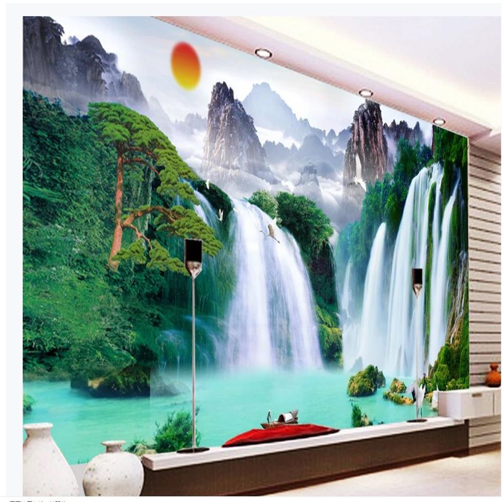 Custom Photo Beautiful Scenery Wallpapers 3d Murals Wallpaper For