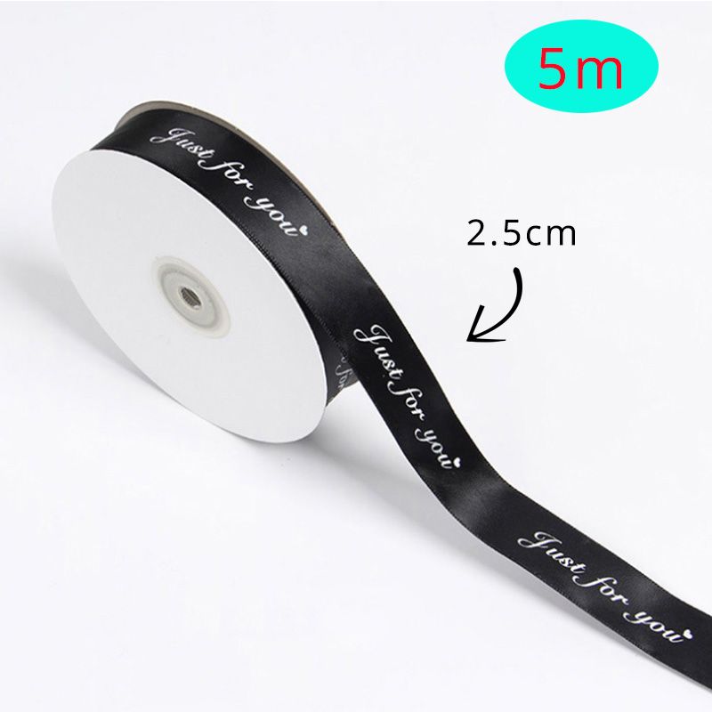 5m ribbon black