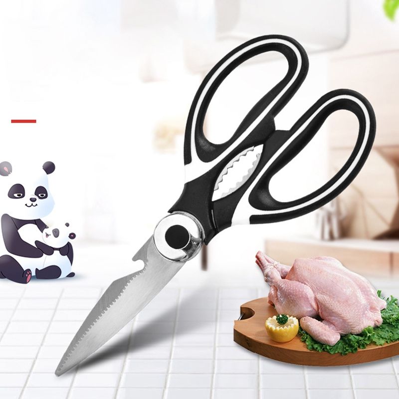 1pc Stainless Steel Kitchen Food Scissors, Multifunctional Strong