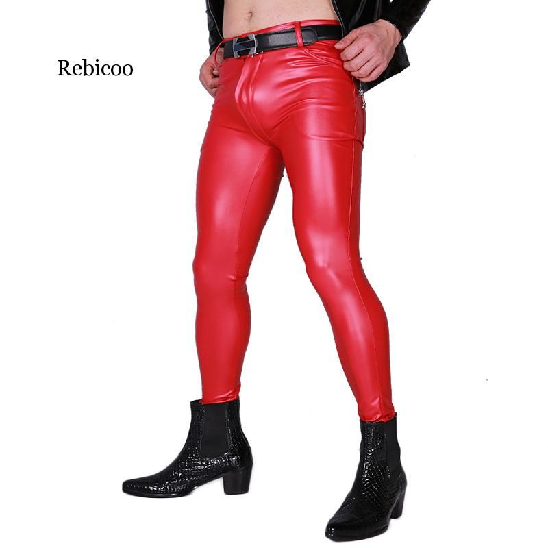 Hot Modis Sexy Men PVC Stage Dance Wear Fetish Faux Leather Pencil Pants  Skinny Pants Legging Gay Club Dance Wear Erotic Shiny From Xiyuanhu, $64.5  | DHgate.Com