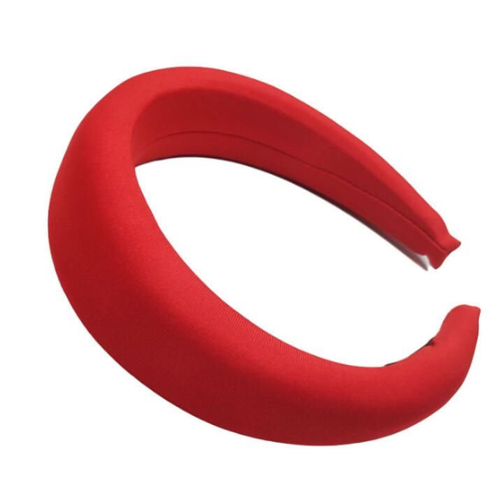Röd hårband (svart stämpel)