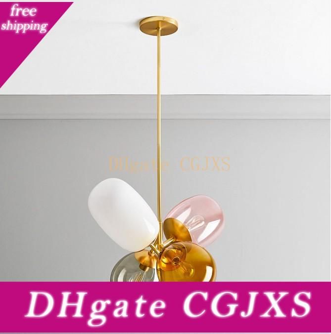 modern balloon glass chandelier