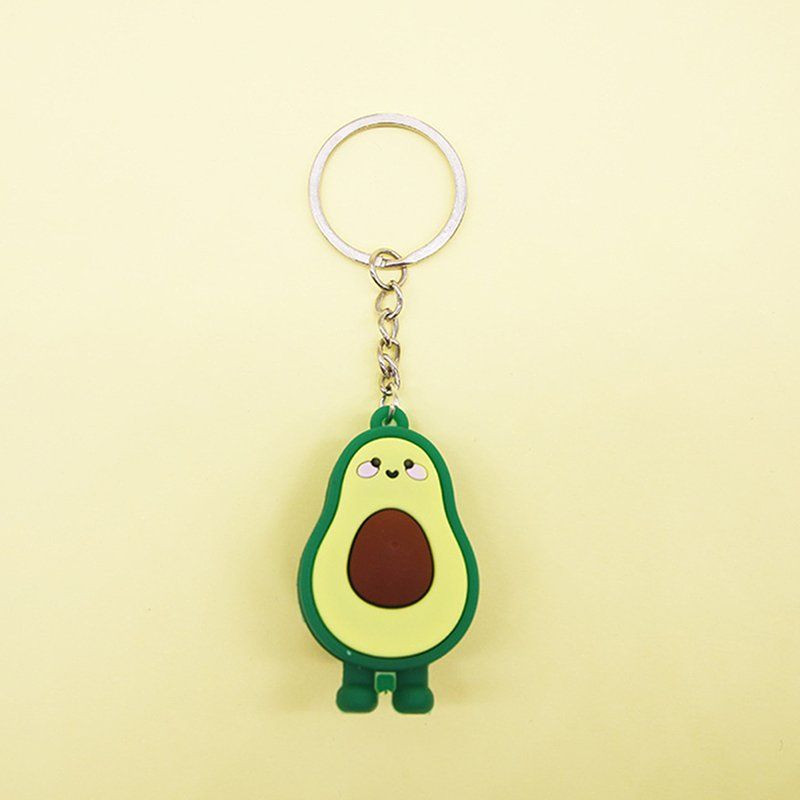 Charm Simulation Fruit Keychain Avocado Heart Shaped Pendant Keyrings Decor Jian Charm Simulation Fruit Keychain Avocado Heart Shaped Pendant Keyrings Decor Jian