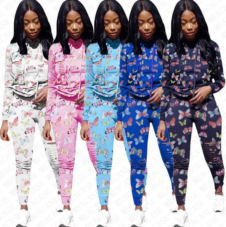 Butterfly Sweat Outfit Discount Sale 