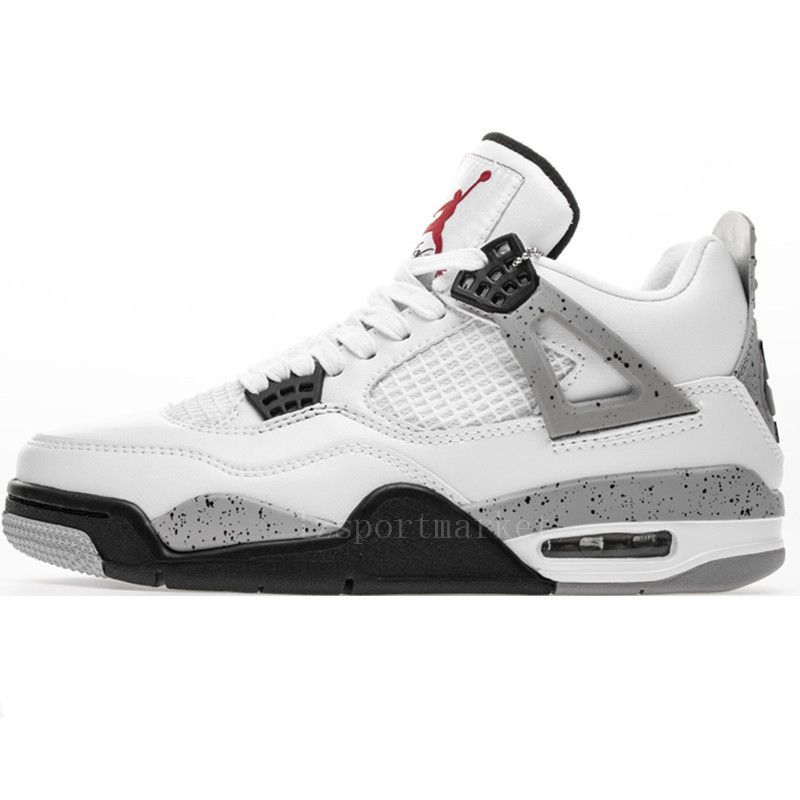 air jordan 4 branco e preto