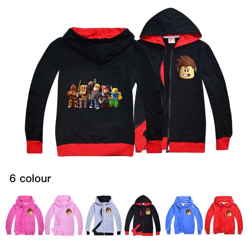 2020 Roblox Childrens Zipper Cardigan Jacket Childrens Clothing Pure Cotton Boys And Girls Casual Hoodie 7624 Baby Kids Clothing From Pop2019 10 86 Dhgate Com - roblox zipper hoodie