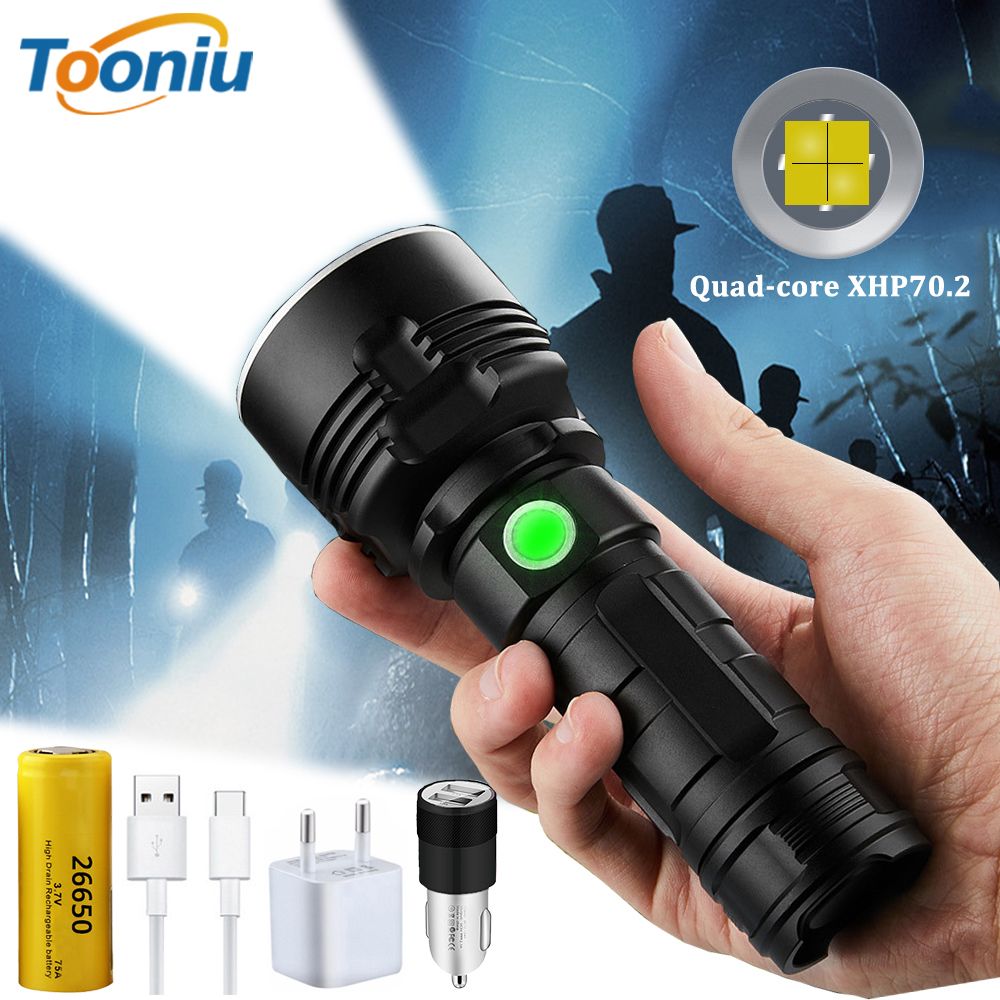 Linterna Led Potente Zoom Telescópico Recargable Usb Linterna Led Potente Zoom Telescópico Recargable Usb