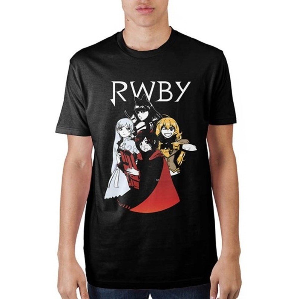 Compre Camiseta Rwby Grupo De Los Hombres Animado Tee A 8 62 Del Fjdh10 Dhgate Com