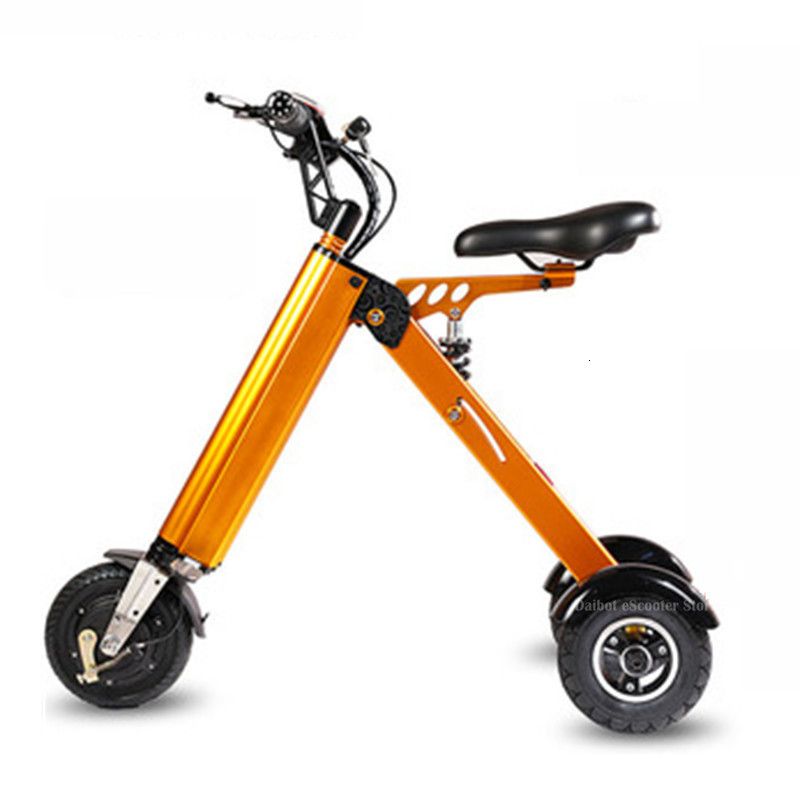 Daibot Folding Three Wheels Electric Scooter Electric Scooters 8`` 250W 36V Portable Electric Bikes Adults With Double Absorber (16)