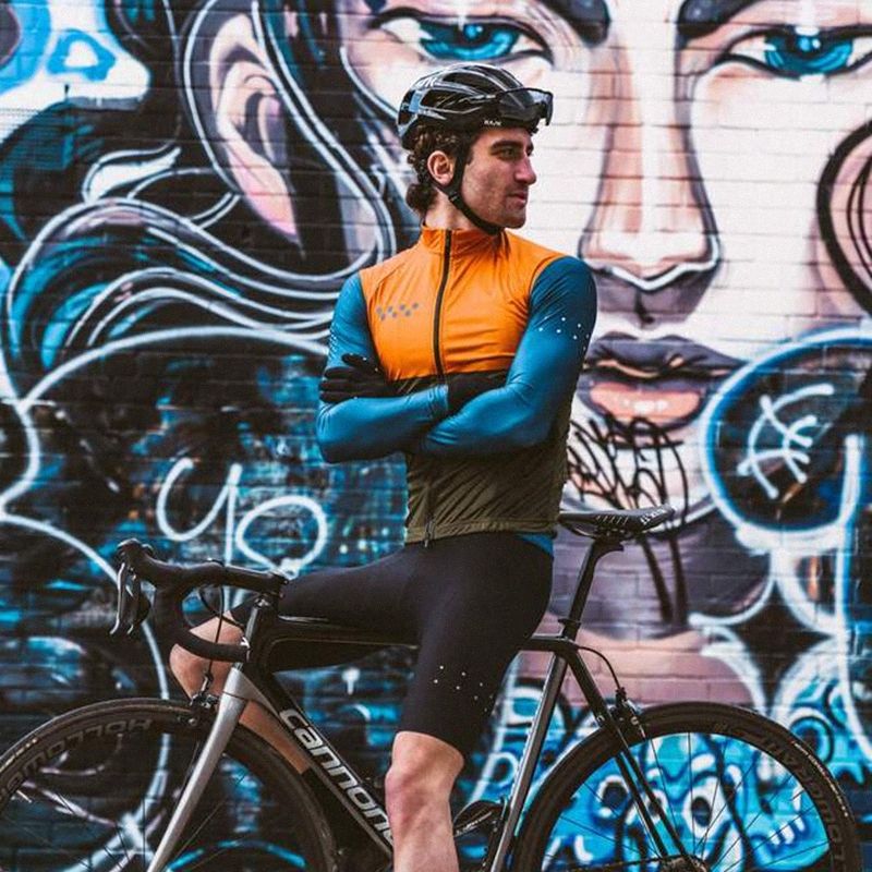autumn cycling jersey