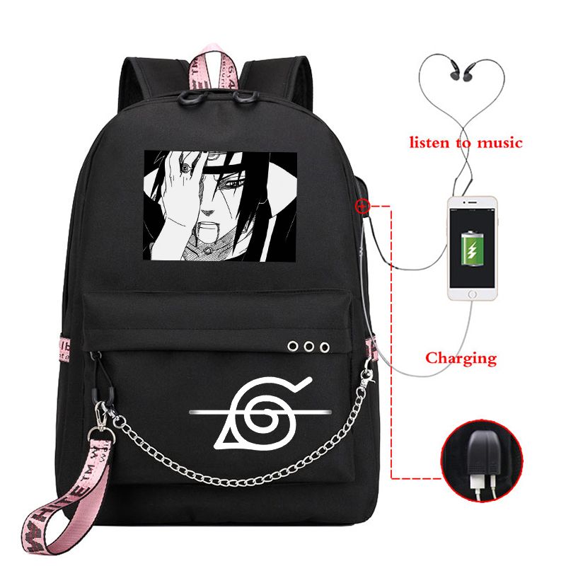 black backpacks from pink