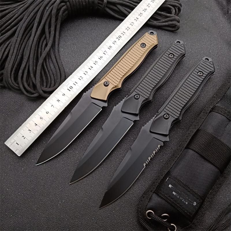 Benchmade BM 140 Fixed Blade Knife 440C EDC Tactical Sheath Camping Survival Knife Hiking Life