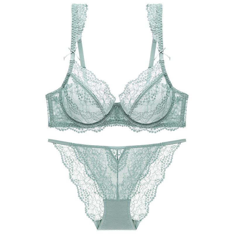 green bra panty