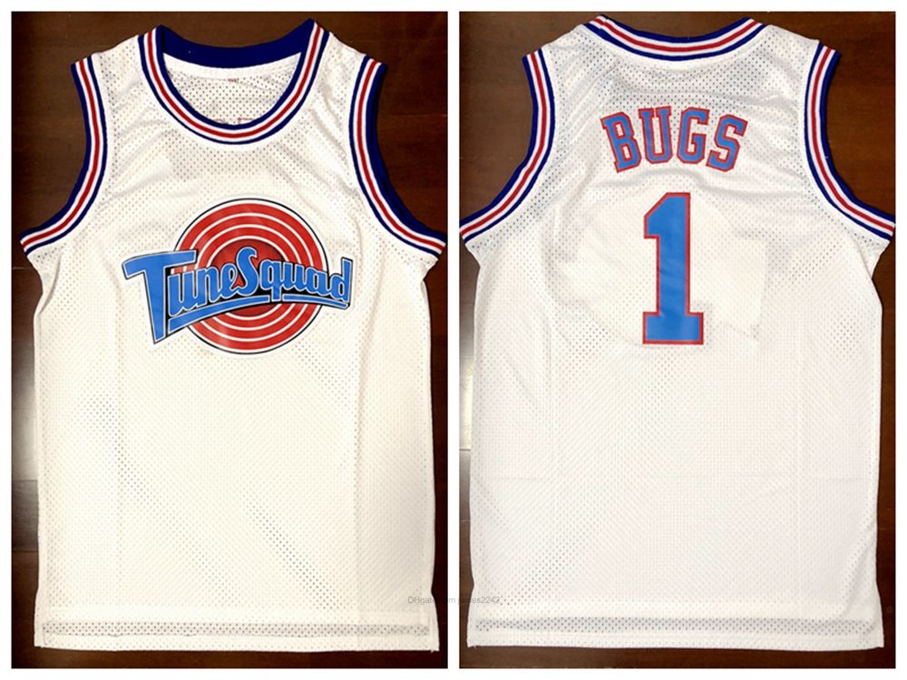 Space Jam Tune Squad 10 Lola Bunny White Movie Stitched Basketball