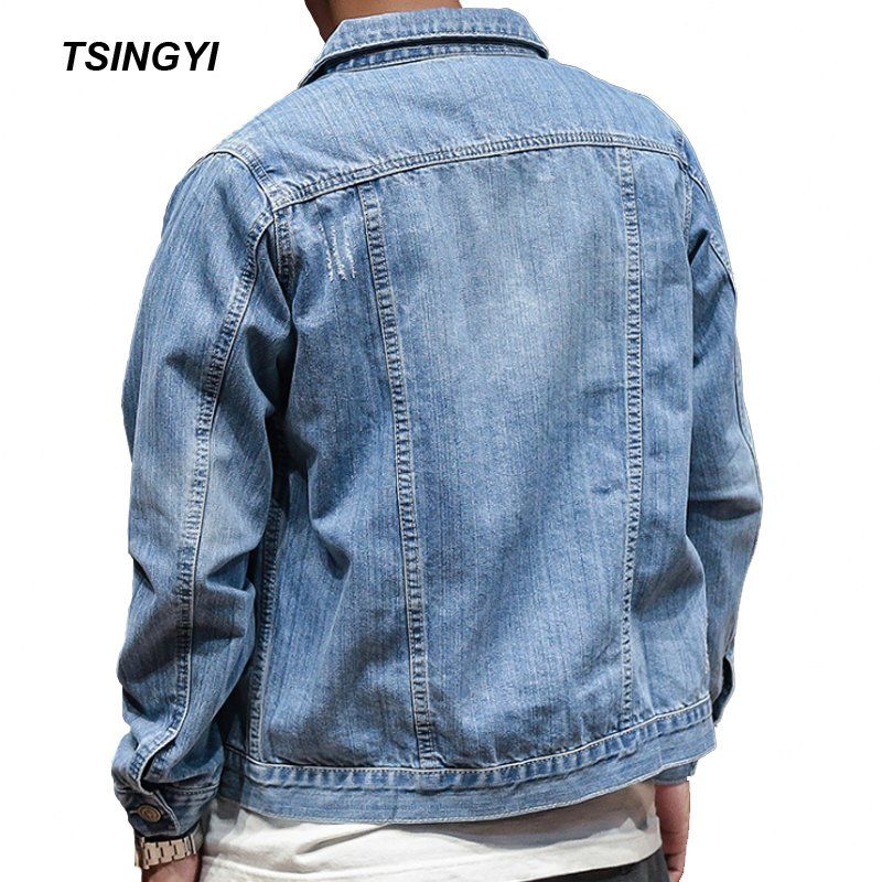 white distressed denim jacket mens
