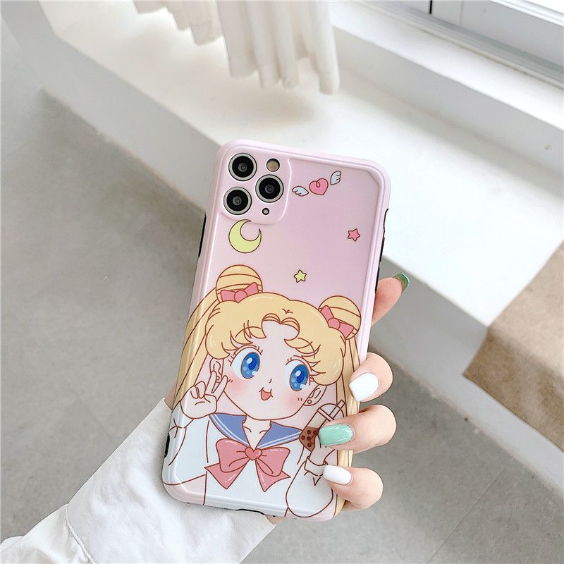 3d Kawaii Cute Girl Case For Iphone 11 Pro Max X Xr Xs Max 7 8 6 6s Plus Se 2 Cover For Girls Women Pink 0pcs