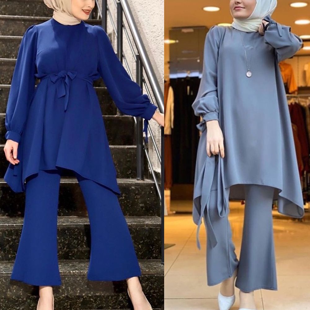 2020 Ramadan Eid Mubarak Dubai Abaya Turkey Hijab Muslim Sets Dress Islam Clothing For Women Musulman Ensembles De Mode Kaftan Femme From Rossaflavor7 71 86 Dhgate Com