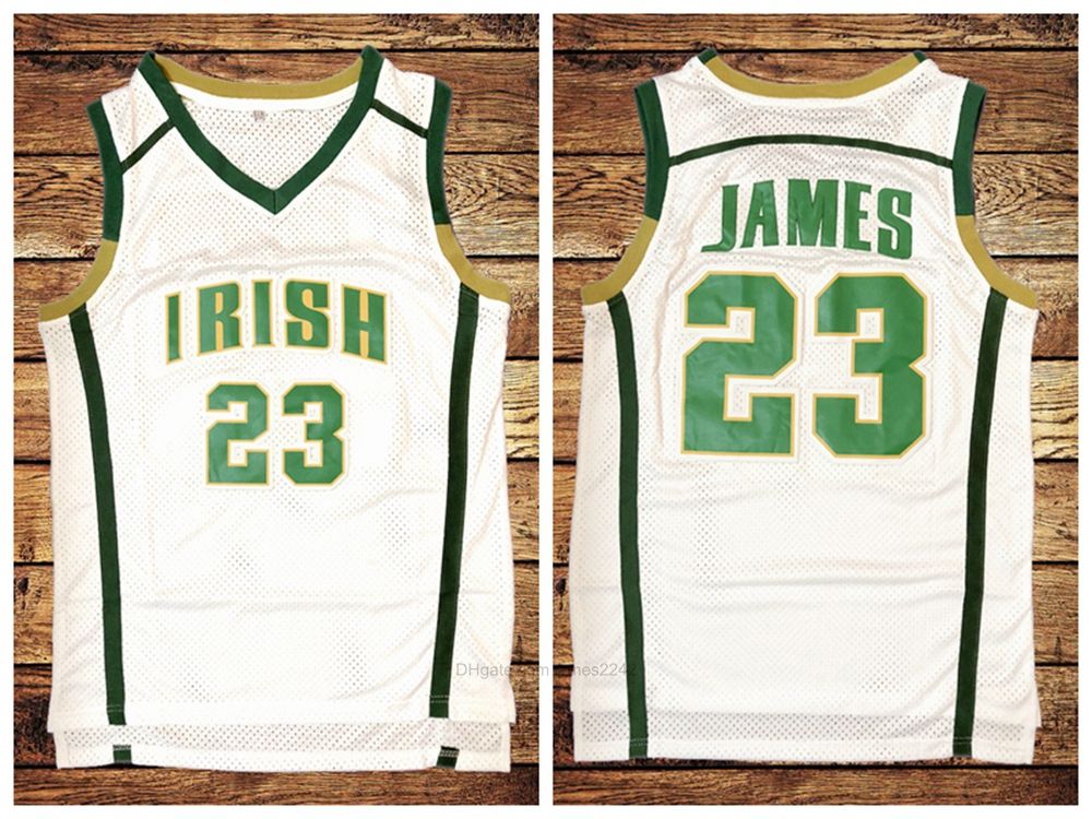 Wholesale Mens Basketball Jerseys #23 Gold Irish High School Custom Jerseys  Basketball From m.