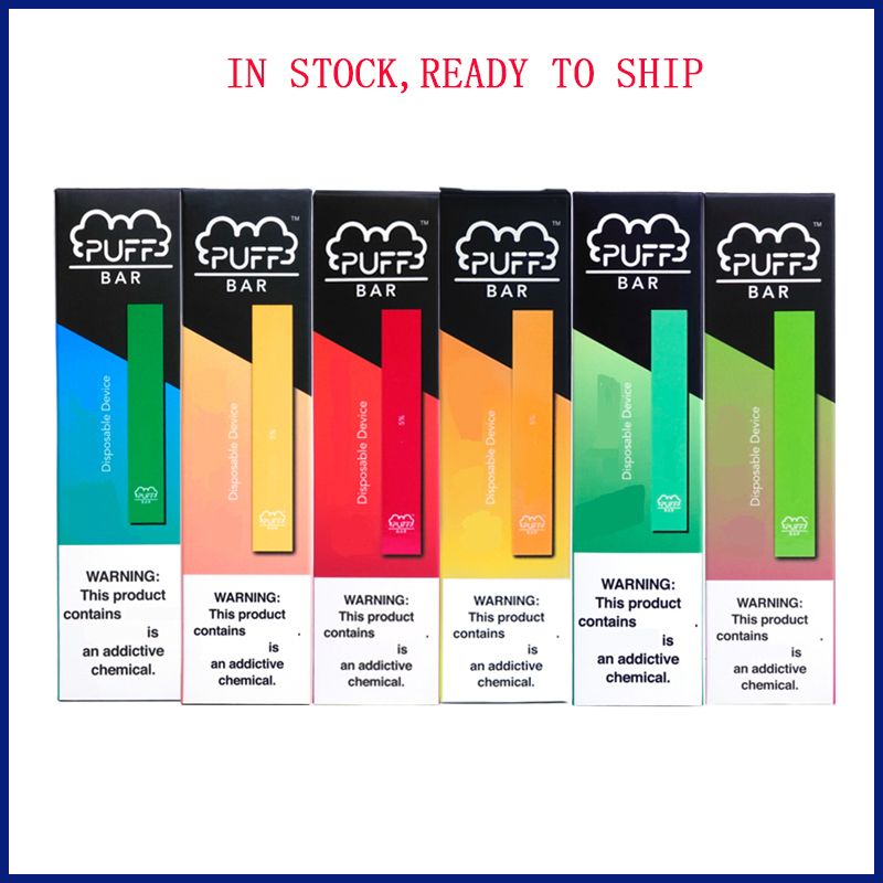 New Puff Bar Disposable Pods System Bars Code Device Starter Kits