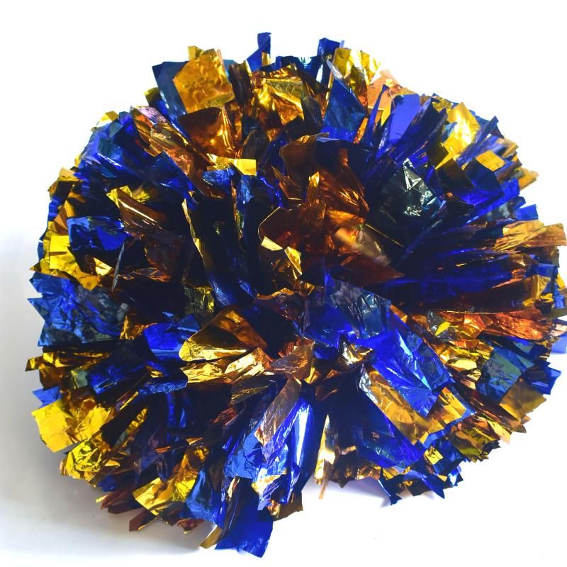 21 Students Pompons Handhe Cheerleader Pom Poms Cheerleading Dance Party Football Club Decorated Blue Silver Pompom Kids Children Fin8 From Qianeyes 15 55 Dhgate Com