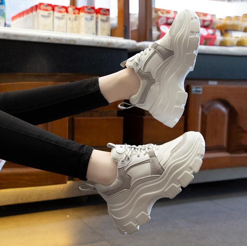 Zapatos Mujer Chunky Las Zapatillas De Deporte De La Manera Coreana  Vulcanizar Nueva Mujer Negro Blanco Plataforma Gruesa Suela Del Zapato  Corriente Ocasional Mujer 7cm Schoenen Por Topshop999, 46,82 € |  Es.Dhgate.Com