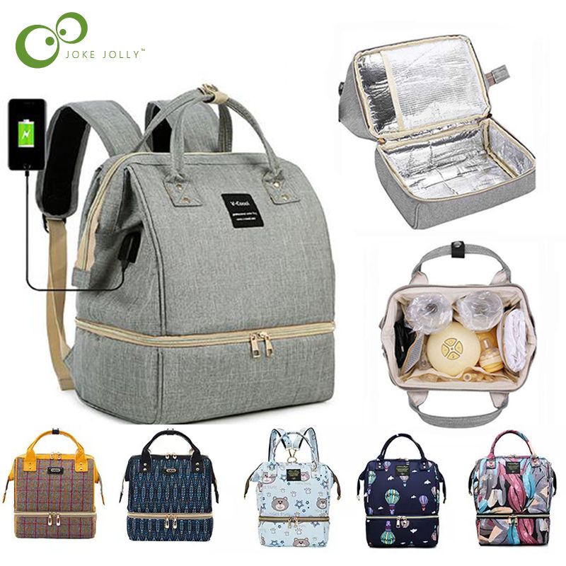 grey nappy changing bag