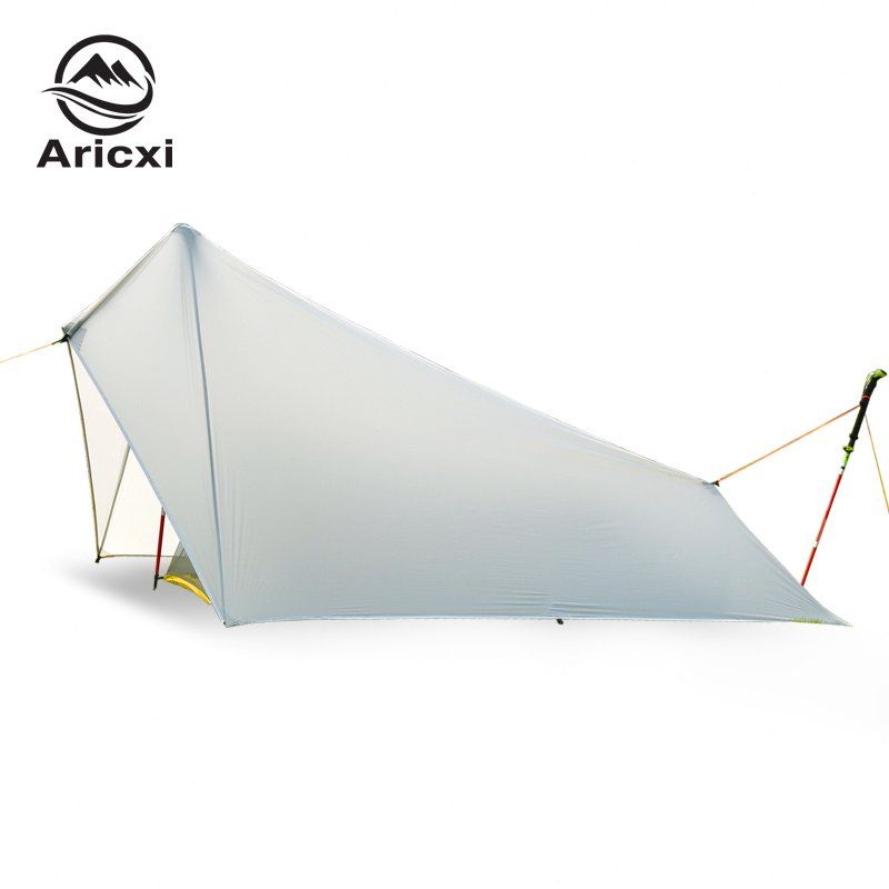 Aricxi Ultralight Camping Tent 15d Nylon Silicon Shelter Tarp 1 Person 3 Season 4 Season Rain Tent Tarp Fbem From Qianeyes 80 56 Dhgate Com