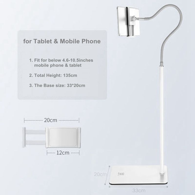 voor tablet -telefoon (wit)