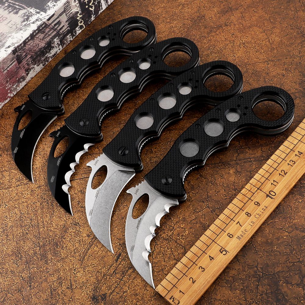 OEM Eagle Claw Eagle Beak Folding Claw Knife D2 Knife G10 Handle Outdoor Tactical Defense
