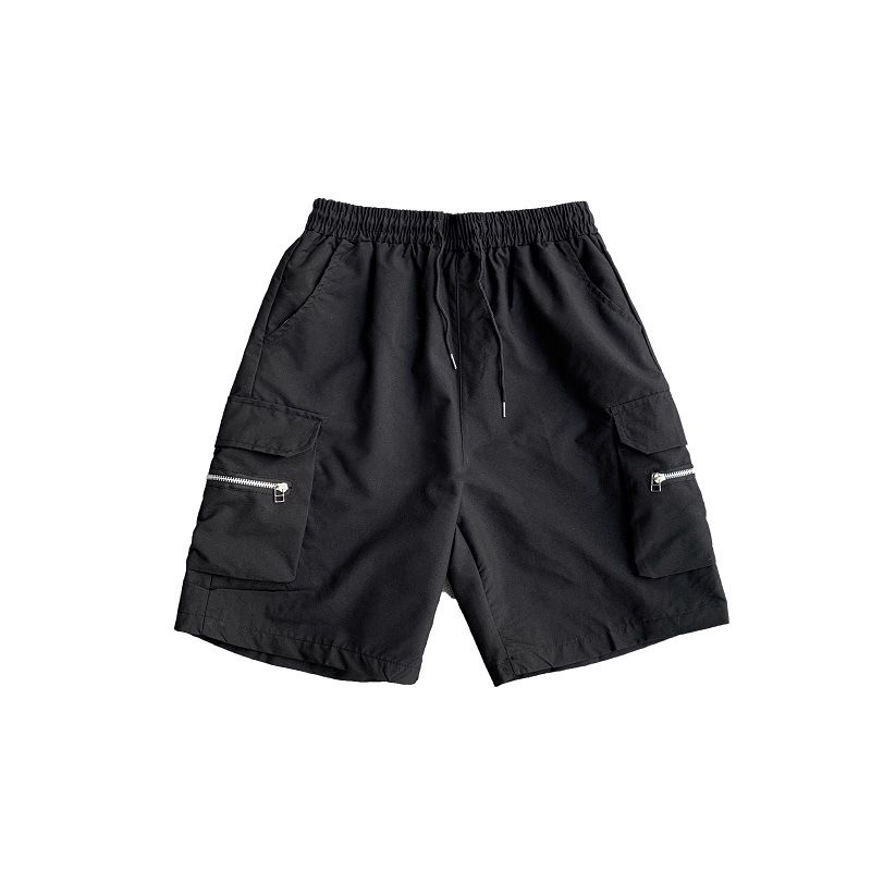 zip pocket cargo shorts