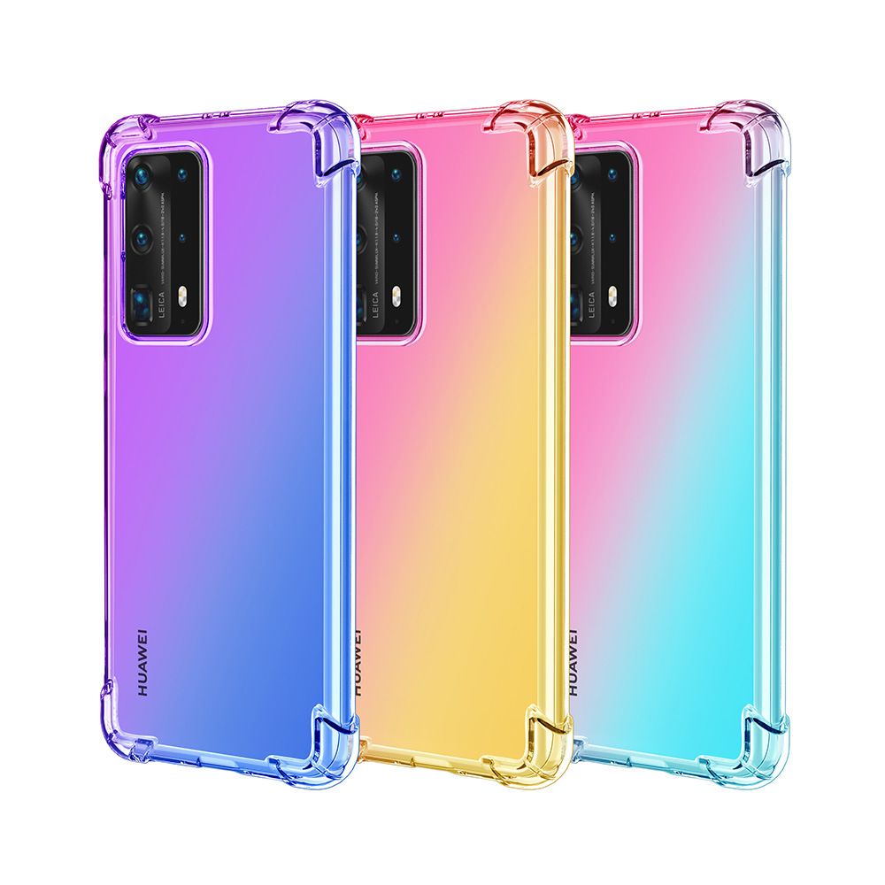 وسائد هوائية مزدوجة التدرج اللون الهاتف القضية لهواوي P40 P30 برو بلس لايت P20 P10 برو Mate30 لايت برو Mate20 لينة Tpu غطاء ضد الصدمات من عند Dh3c Factory 3 55ر س Kr Dhgate Com
