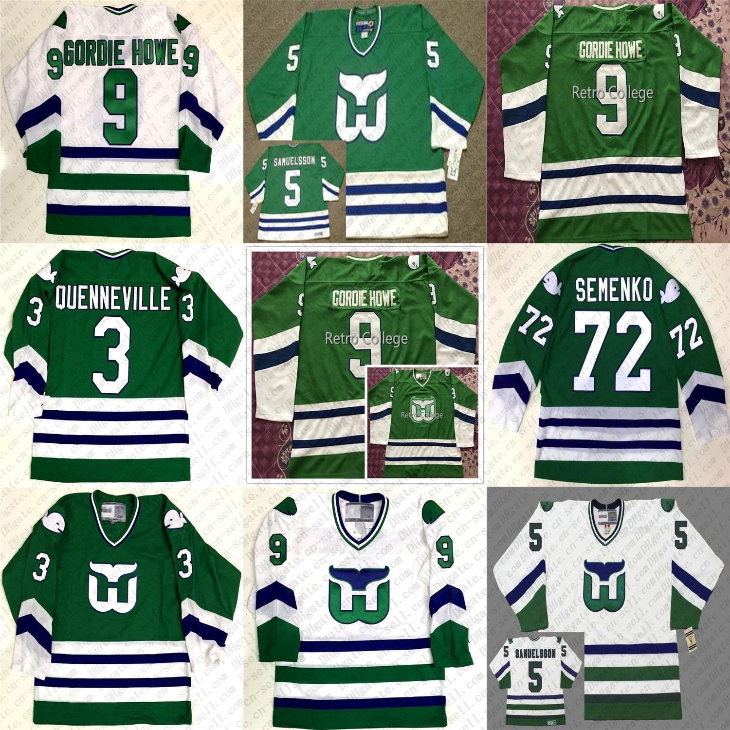 gordie howe whalers jersey