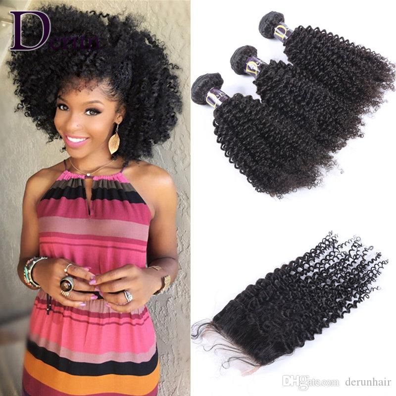 3 Bundles Kinky Curly Hair With Free Part Middle Part 3 Part Lace Closure 100 Human Hair Brazilian Peruvian Indian Malaysian Hair Weave Hair Styles Hair Weaving Styles From Fasfasfsdfsd 144 9 Dhgate Com