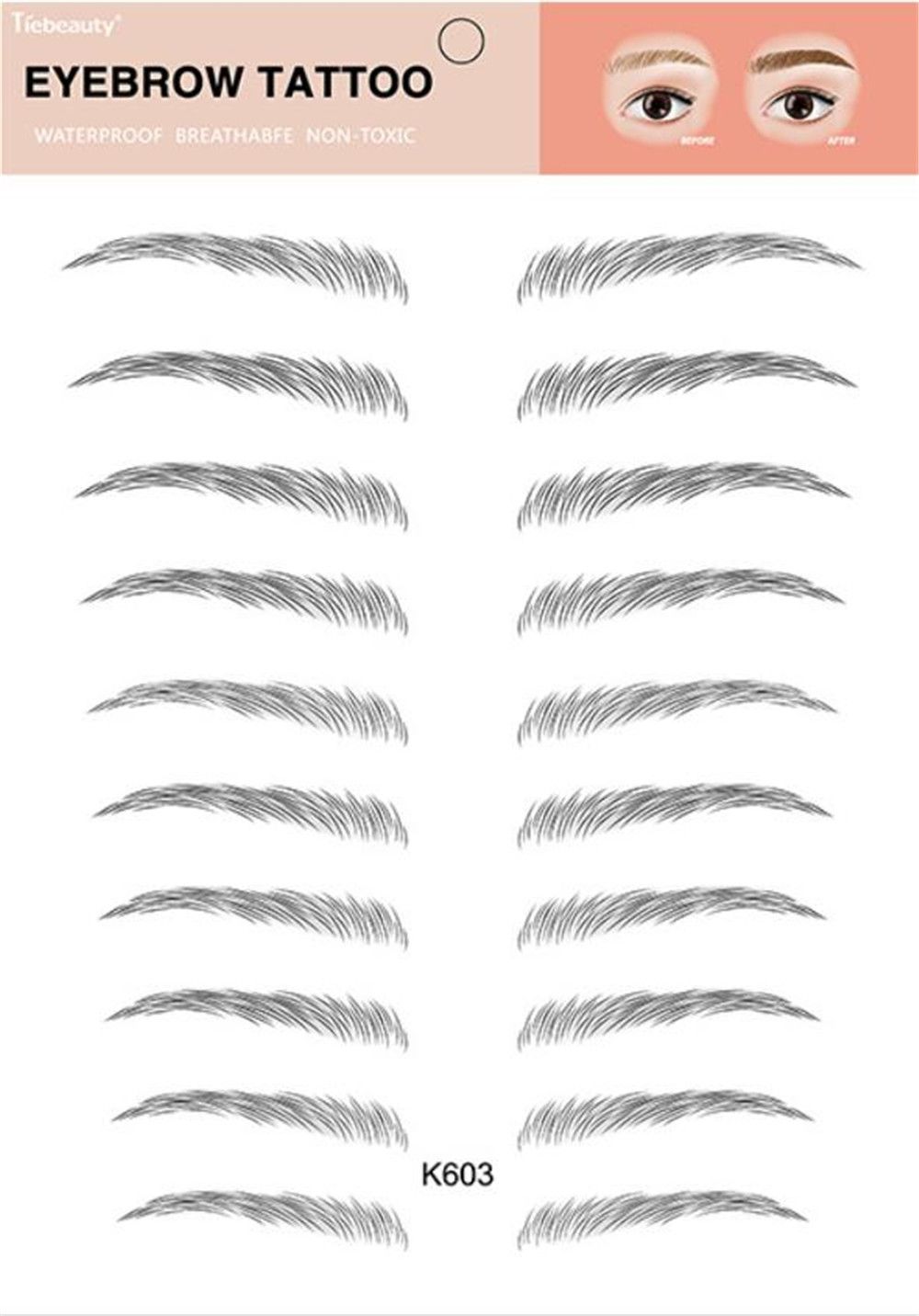 Magic False Eyebrows 4D Hair Like Eyebrow Tattoo Sticker Waterproof Lasting  Makeup Water Based Eye Brow Stickers Cosmetics XB1 From Santi, $0.33 |  DHgate.Com