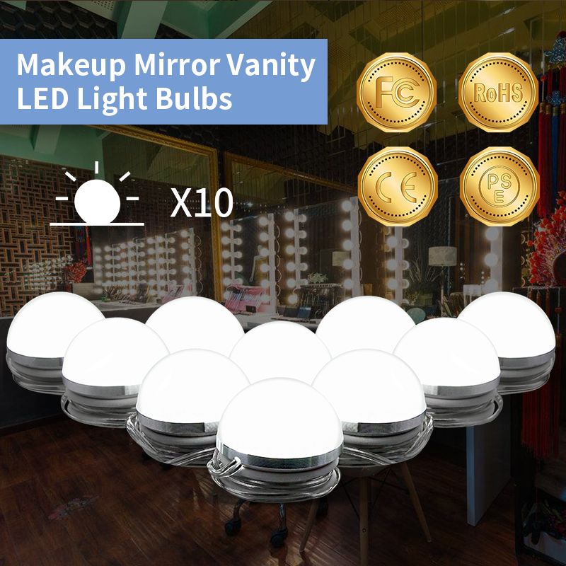 2020 Led Makeup Mirror Light Bulb 16w Vanity Mirror Ac85 265v Adjustable With 6 10 12v Makeup Light Bulb From Highqualit09 41 25 Dhgate Com