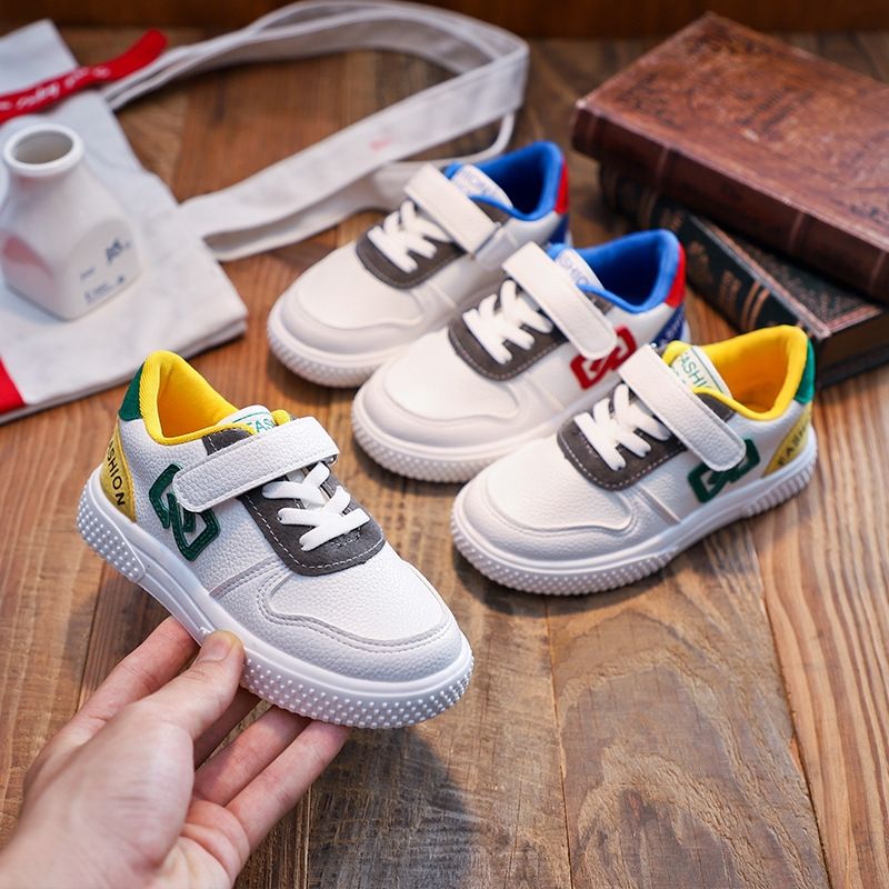 girls black trainers with velcro